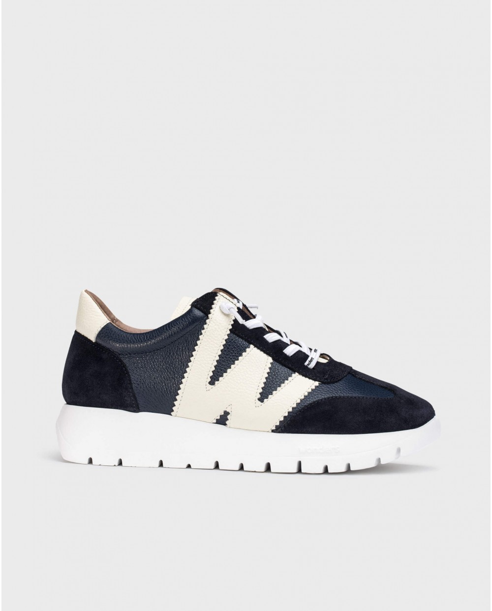 Wonders-Sneakers-Navy Blue RACER Sneaker