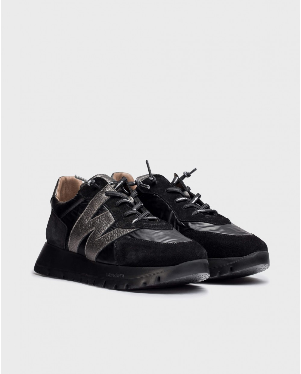 Wonders-Sneakers-Black ODISEI Sneakers