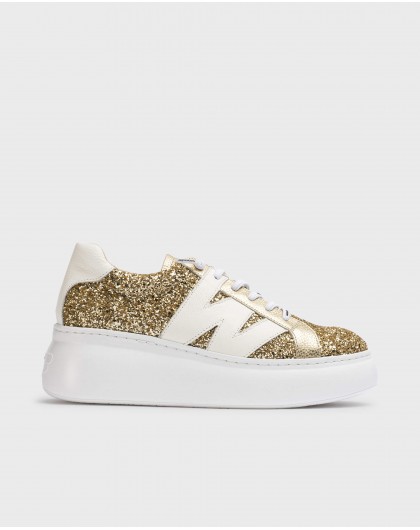 Wonders-Sneakers-Platinum Glitter DORITA Sneaker