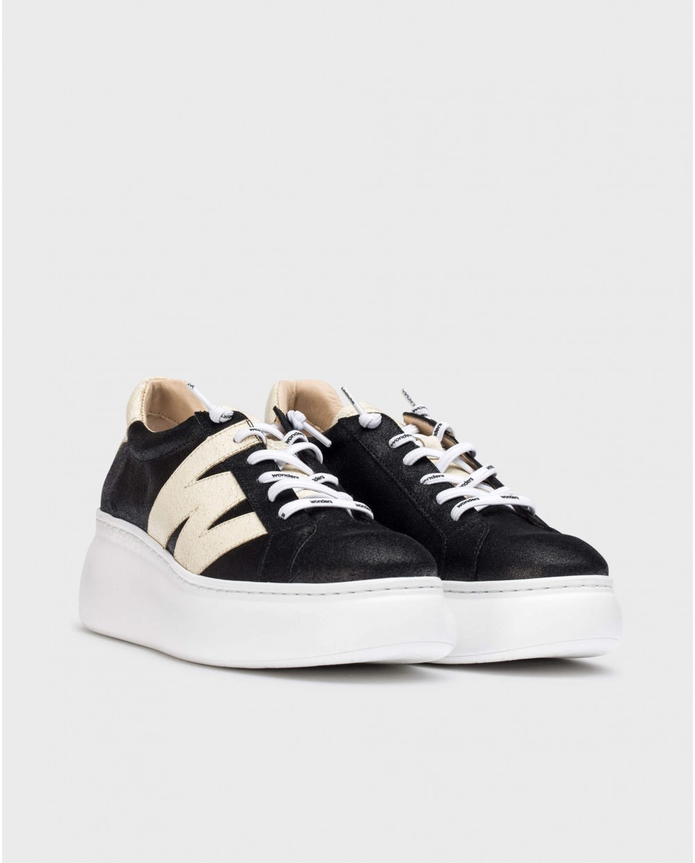 Wonders-Sneakers-Black DORITA Sneaker