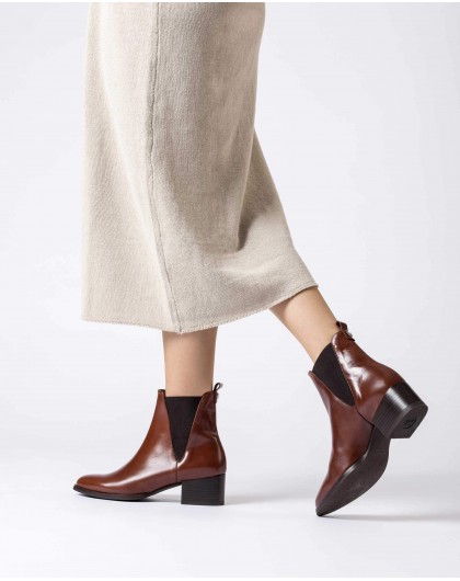 Wonders-Ankle Boots-Brown EST ankle boots