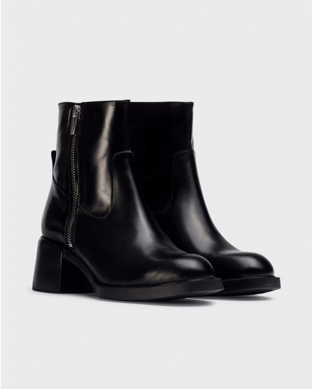 Wonders-Ankle Boots-Black CAÑON ankle boots