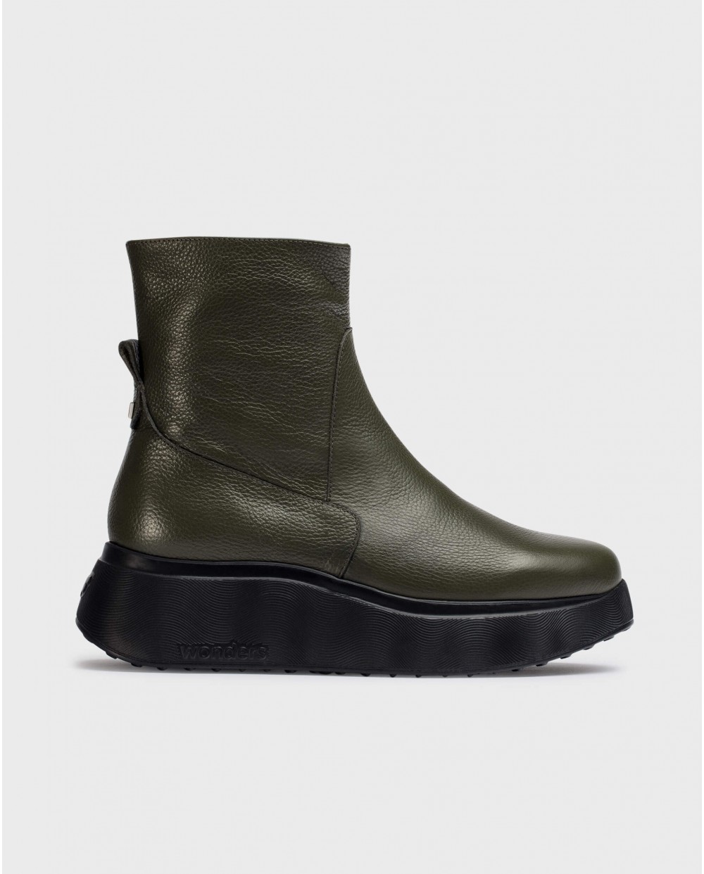 Wonders-Ankle Boots-SOFIA Green sports ankle boot