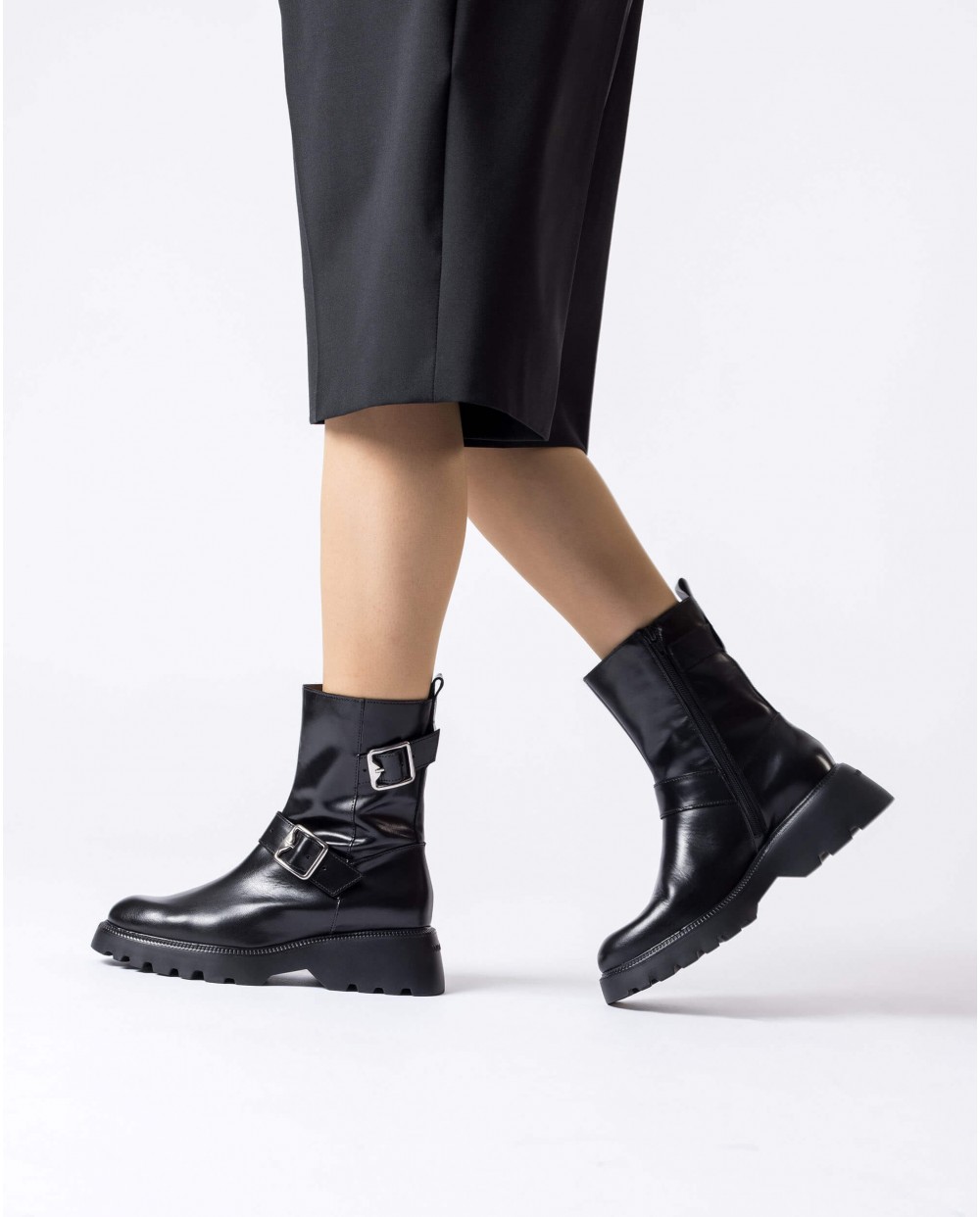 Wonders-Ankle Boots-Black MICAELA Ankle Boots