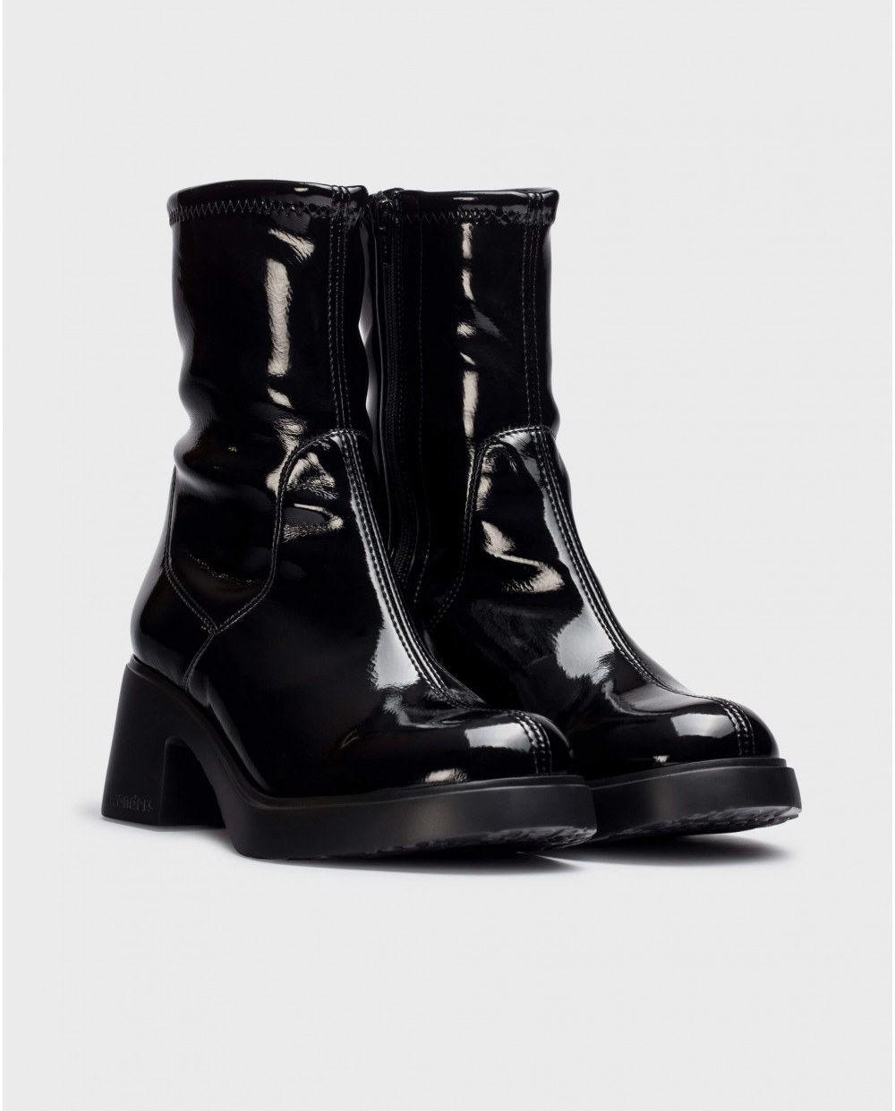 Wonders-Ankle Boots-Black MAYA ankle boot