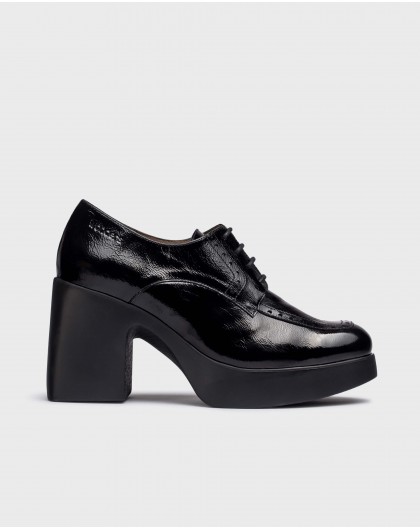 Wonders-Platforms-Black MERCEDES shoes