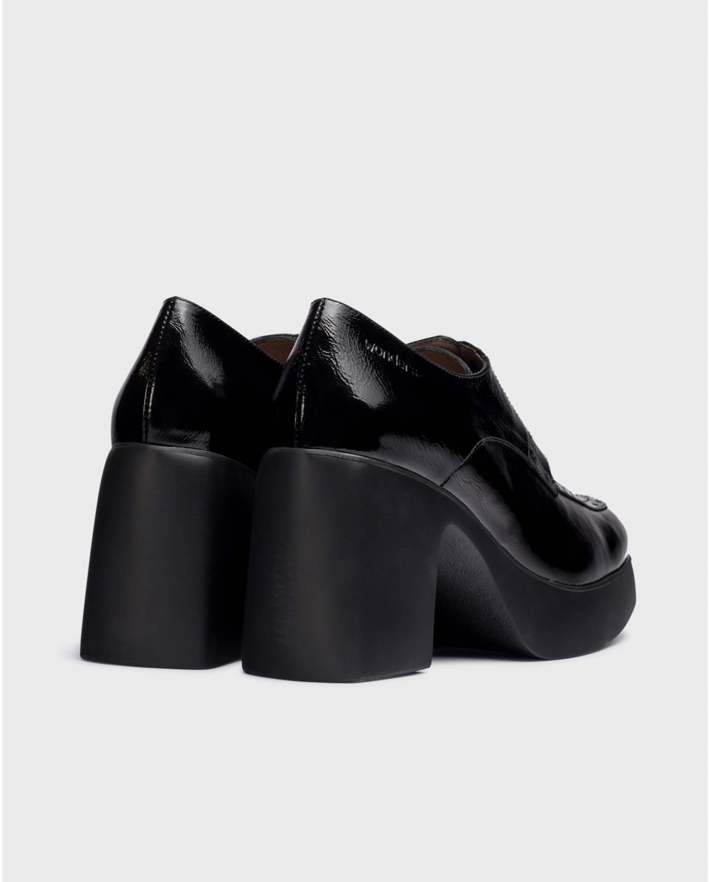 Wonders-Platforms-Black MERCEDES shoes