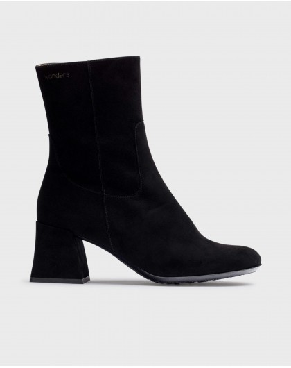 Wonders-Ankle Boots-Black MANDY Ankle Boots