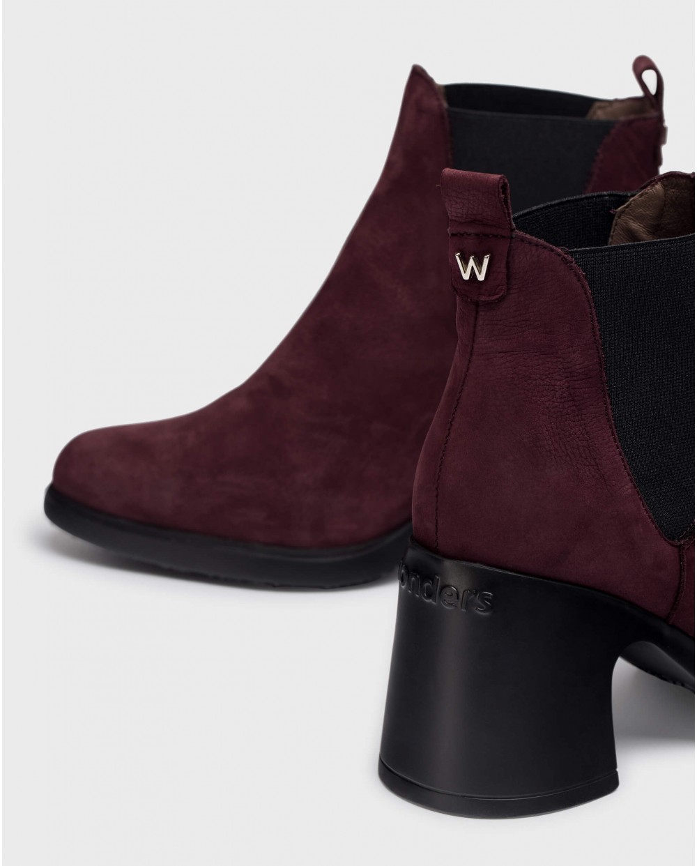 Wonders-Ankle Boots-Burgundy VALERIA Ankle boots