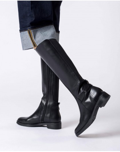 Wonders-Boots-Black CORINA boots