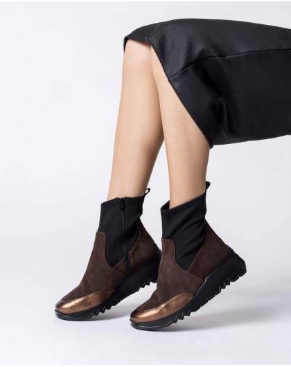 Wonders-Ankle Boots-Brown SINGAPUR Ankle Boots