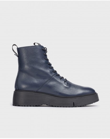 Blue BRISTOL Ankle Boots