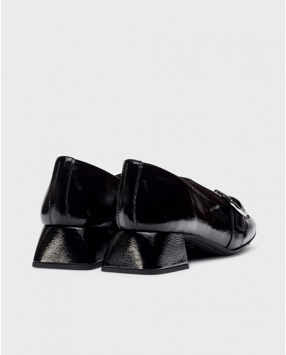 Wonders-Heels-Black JAMES loafers