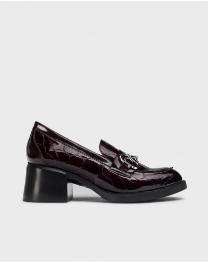 Wonders-Loafers-Burgundy CHUCK loafers