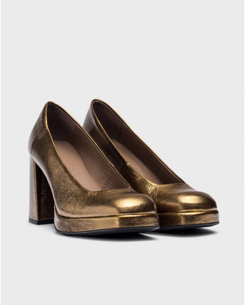 Wonders-Plataformas-Tacones CAPTAIN Oro