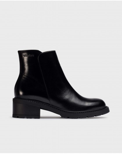 Wonders-Ankle Boots-Black NEBULA Ankle Boots