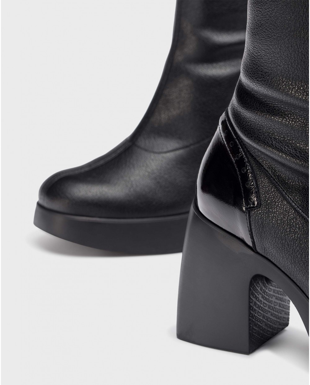 Wonders-Ankle Boots-Black BARCELONETA ankle boots