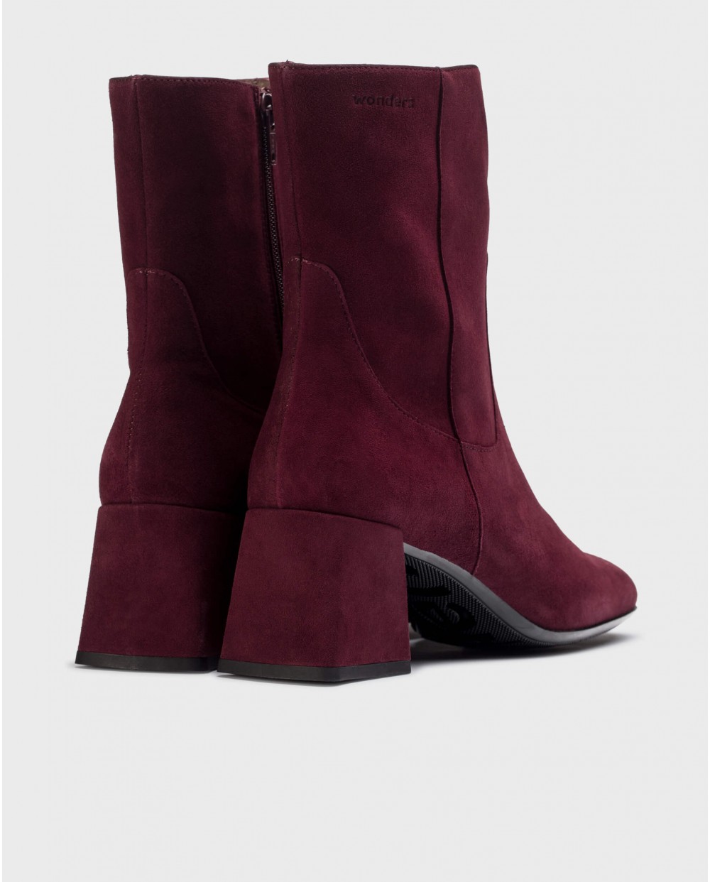 Wonders-Ankle Boots-Burgundy MANDY Ankle Boots