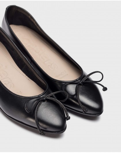 Wonders-Flat Shoes-Black DARI ballet flat