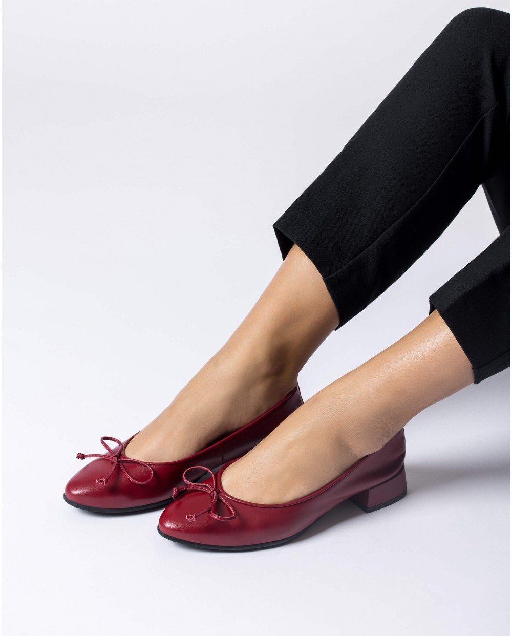 Wonders-Flat Shoes-Red DARI ballet flat