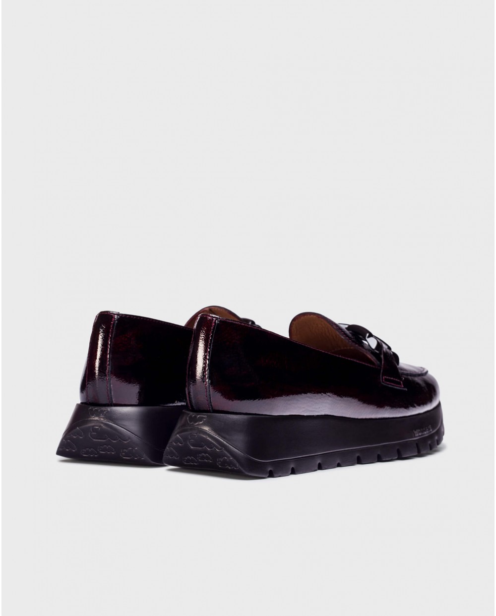 Wonders-Loafers-Burgundy ROSE Loafers