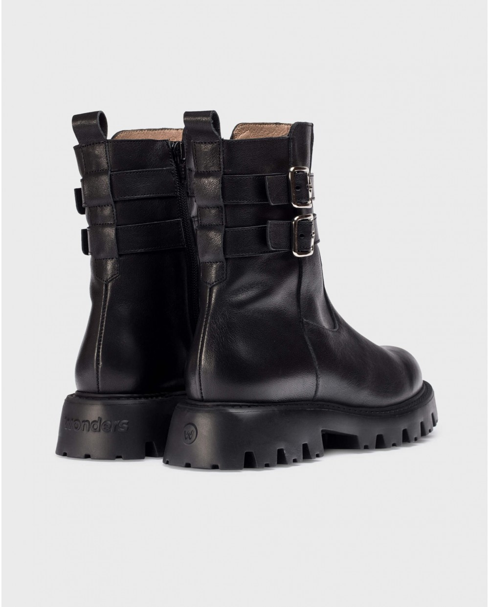 Wonders-Ankle Boots-Black PURA Ankle Boots