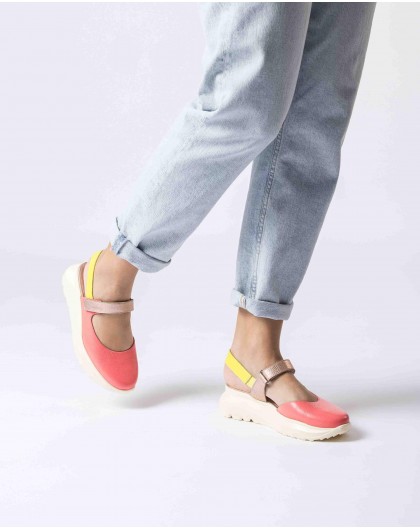 Wonders-SS 2025-Coral ZAIRE Slingback