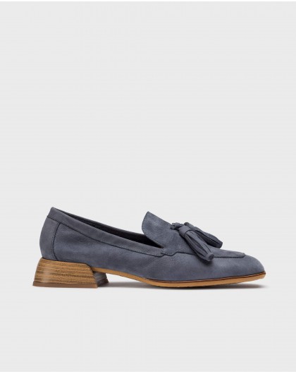 Wonders-Pre Fall 2024-Blue ZERA Loafers