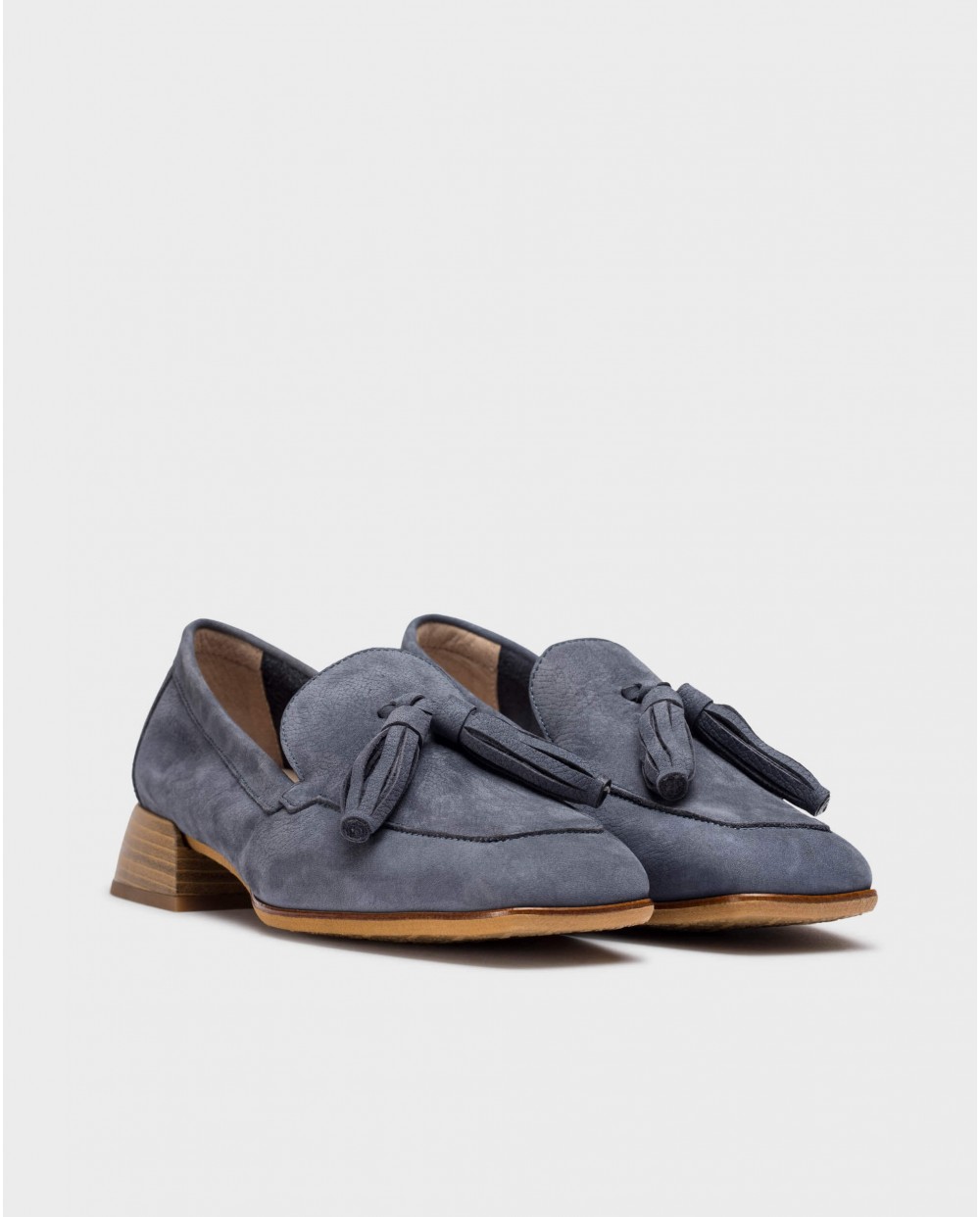 Wonders-Loafers-Blue ZERA Loafers