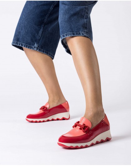 Wonders-SS 2025-Red SIMA Loafers