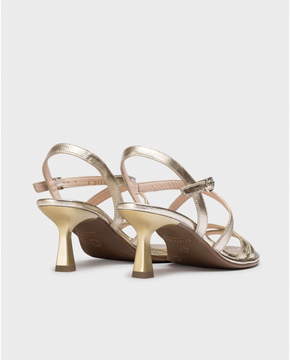 Wonders-Pre Fall 2024-Gold KAIA Sandal