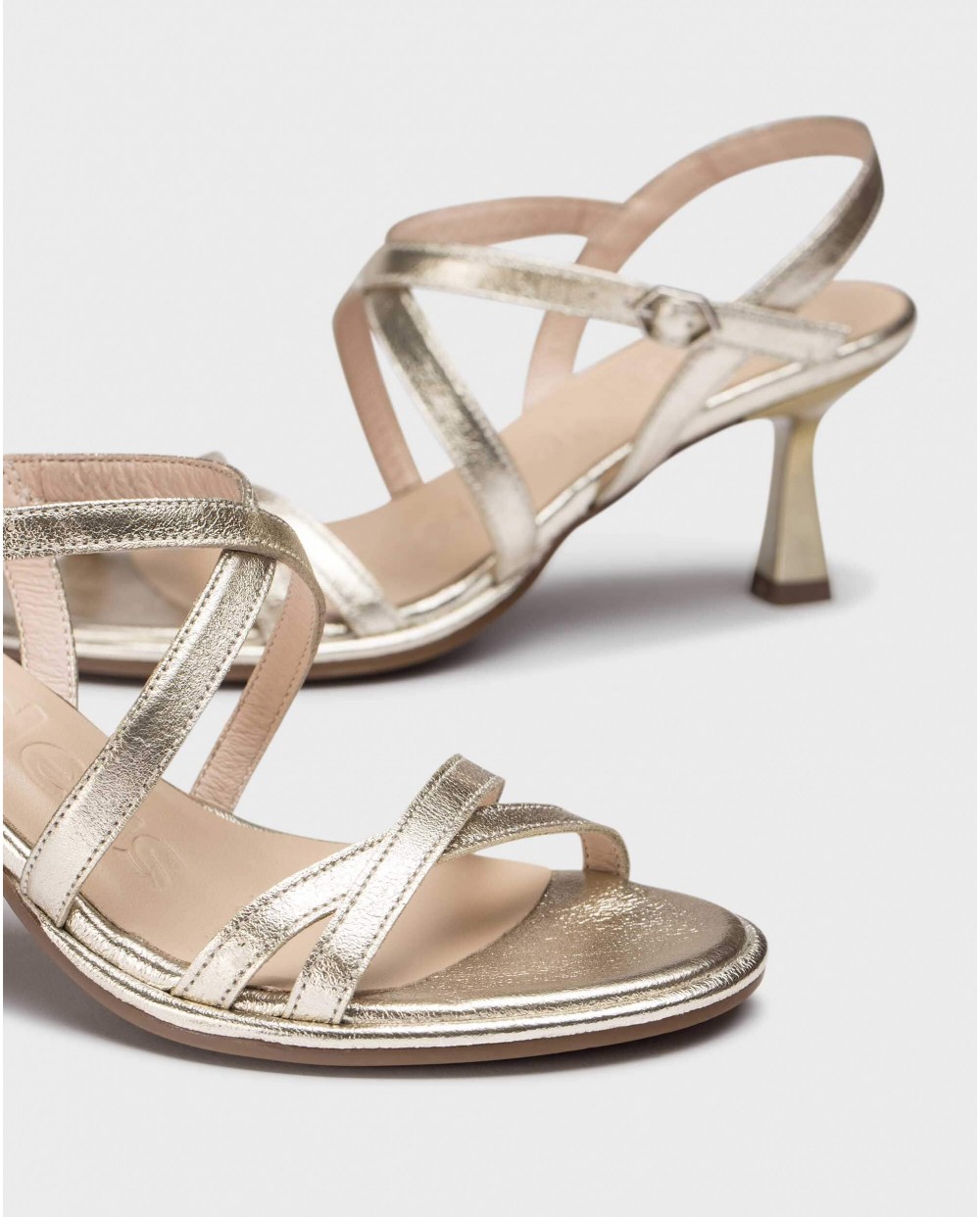 Wonders-Pre Fall 2024-Gold KAIA Sandal