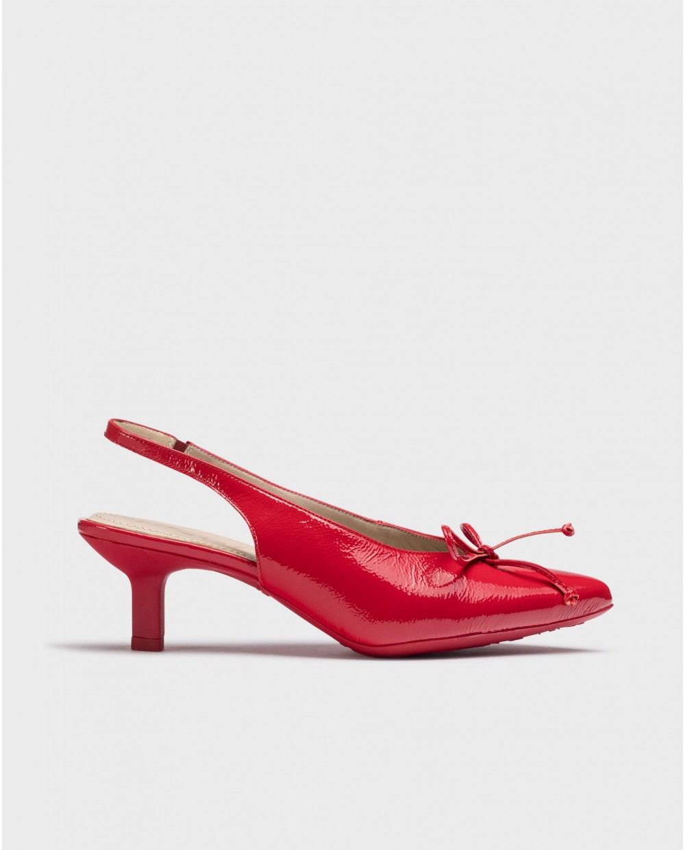 Wonders-Heels-Red INGRID Slingback