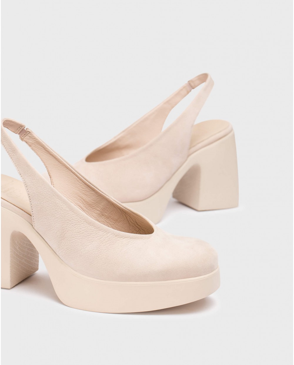 Wonders-Platforms-Pink NAIMA Slingback