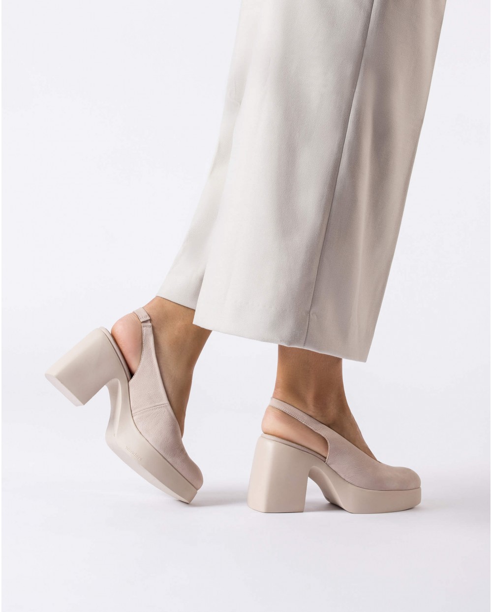 Wonders-Platforms-Pink NAIMA Slingback