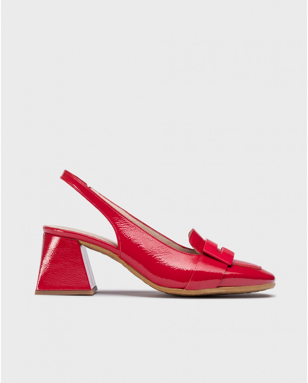 Wonders-SS 2025-Red REBECA Slingback