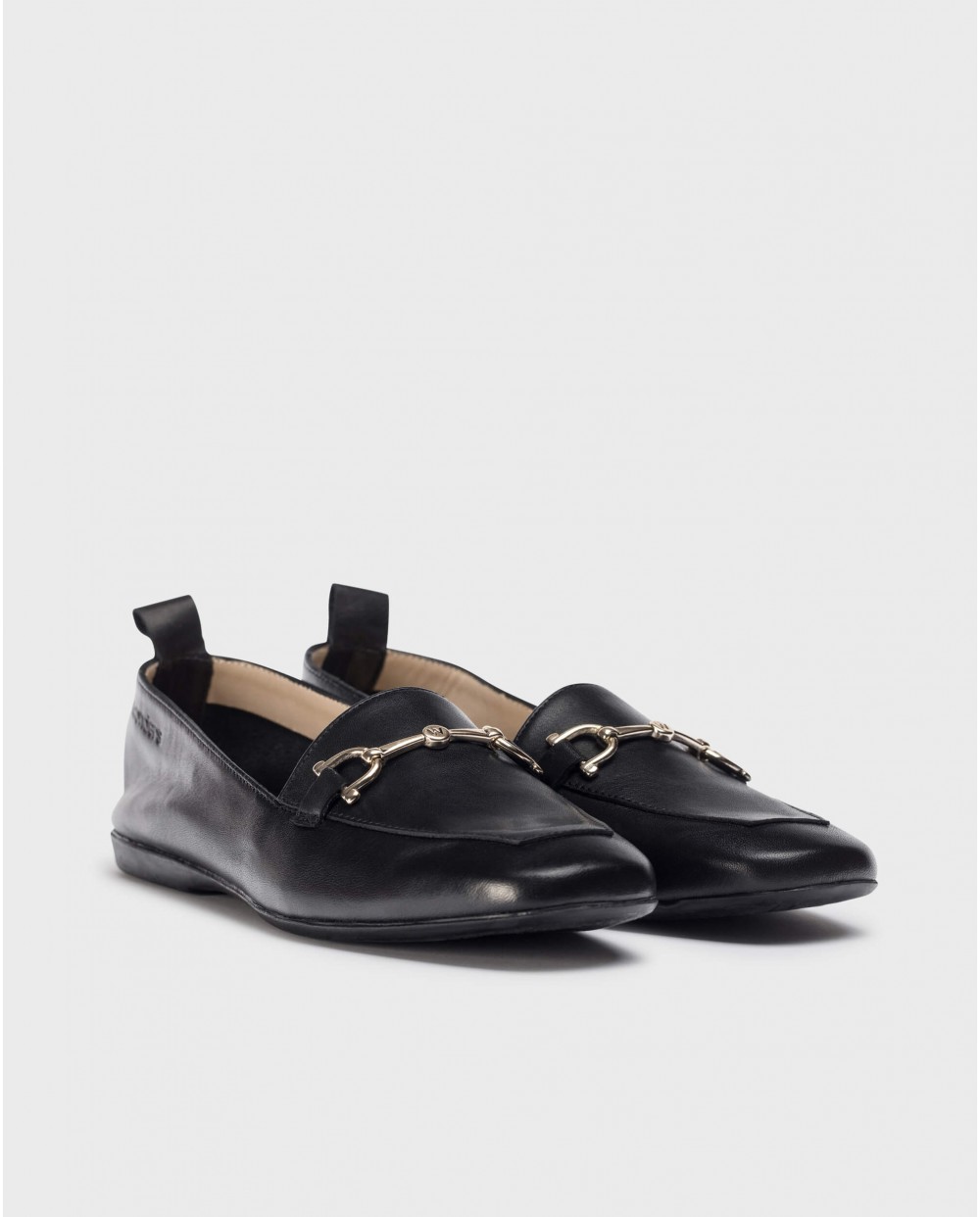 Wonders-Loafers-Black ERA Loafers