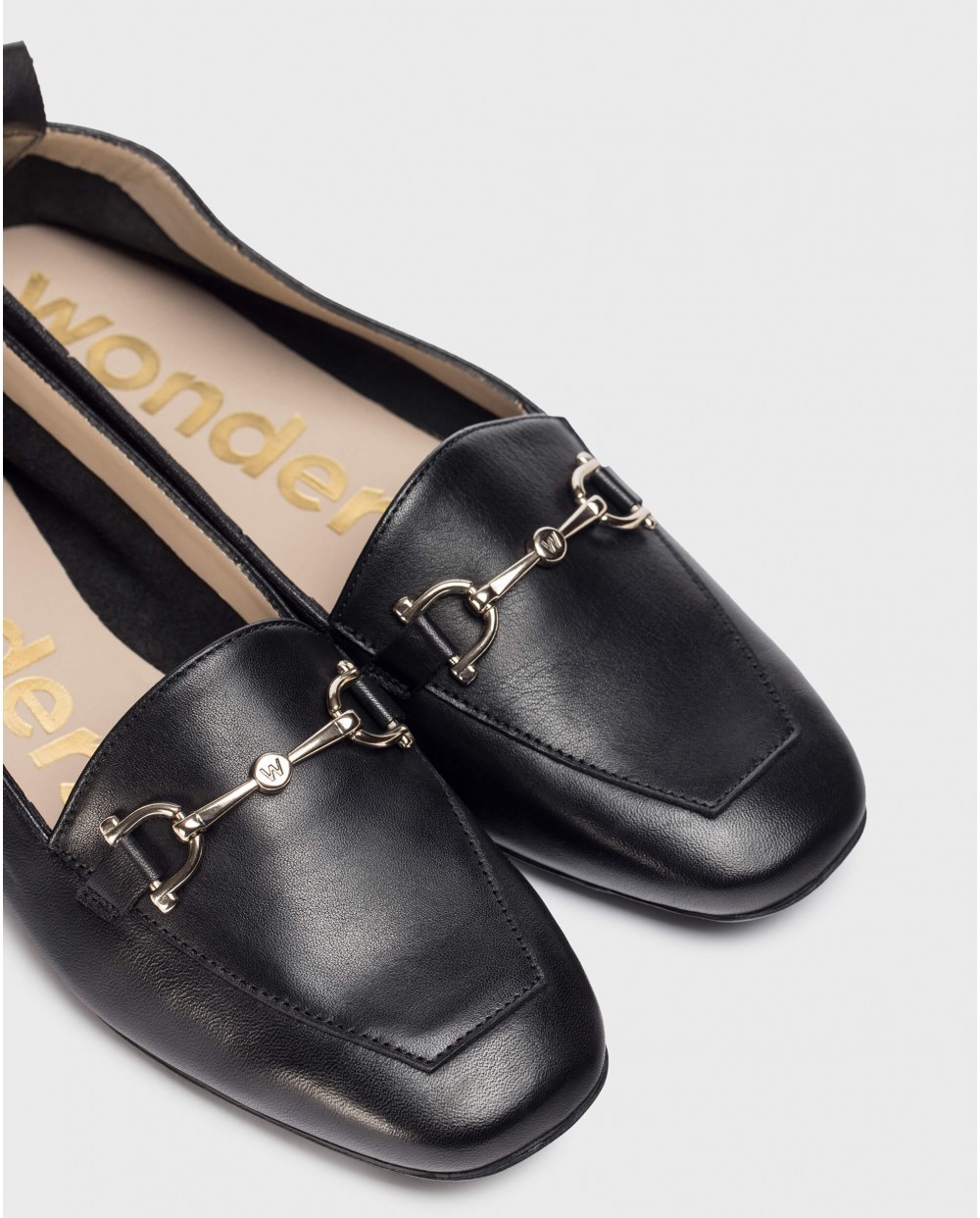 Wonders-Loafers-Black ERA Loafers