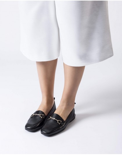 Wonders-Loafers-Black ERA Loafers