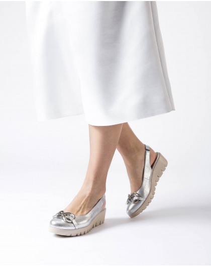 Wonders-SS 2025-Silver GALE Slingback