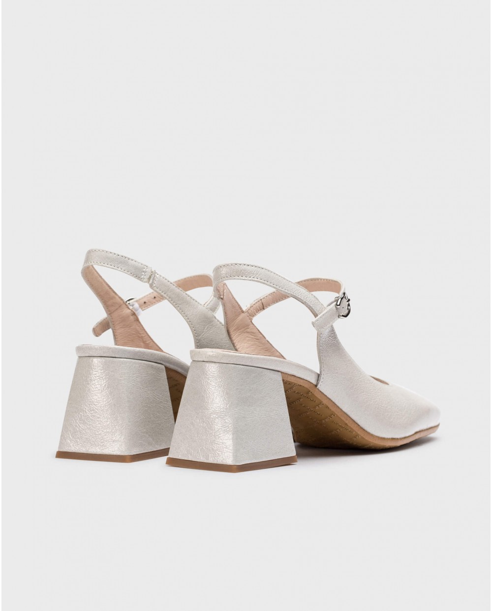 Wonders-Heels-Off White JANE Slingback