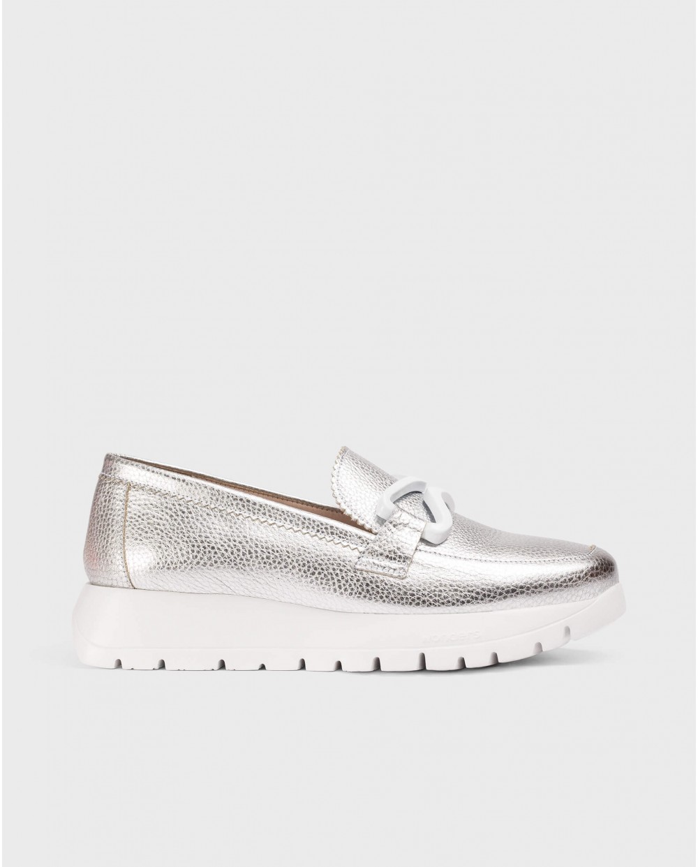 Wonders-Loafers-Silver AURA Loafer