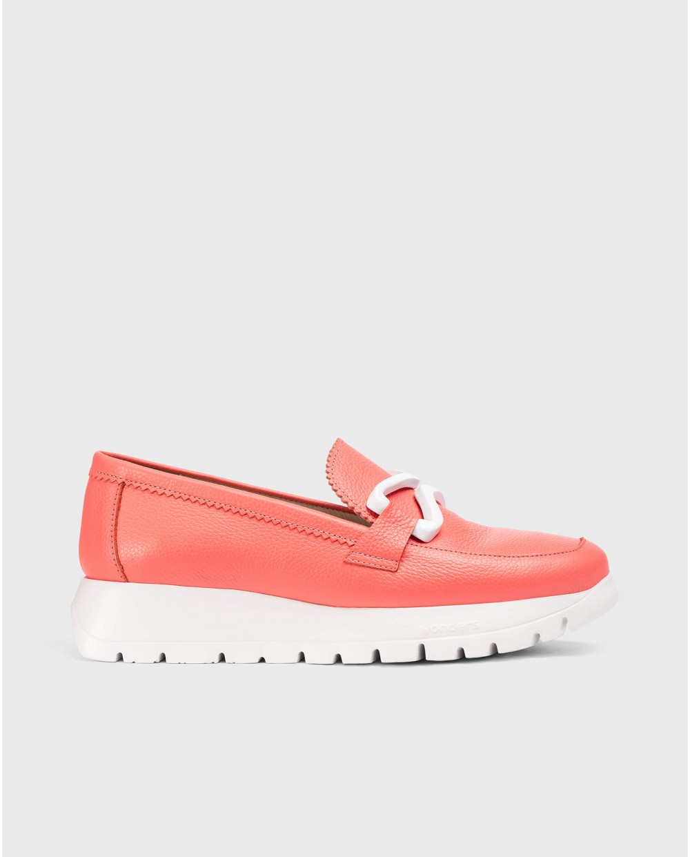 Wonders-Loafers-Coral AURA Loafers