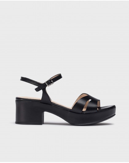 Wonders-Sandals-Black ELARA Sandal