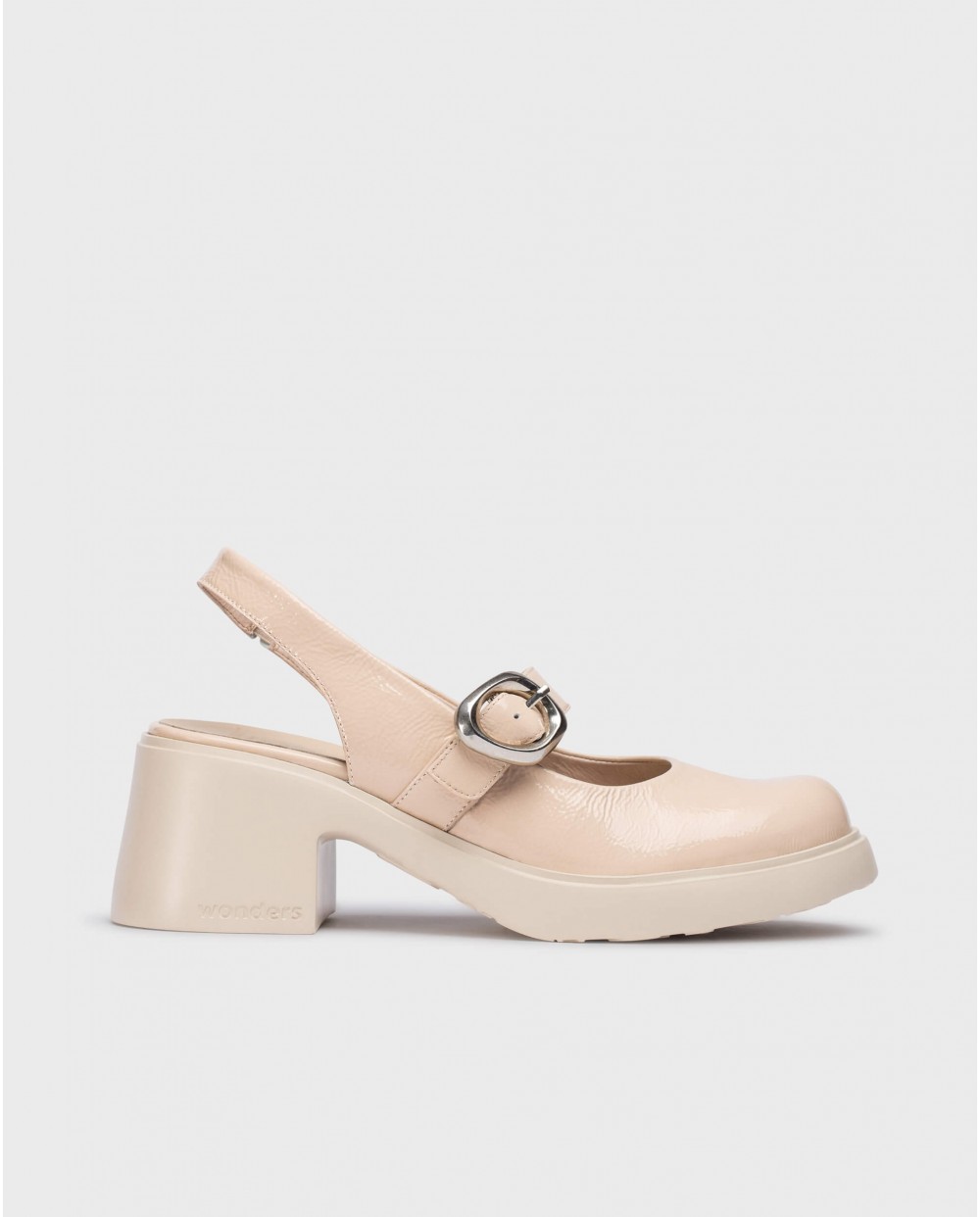 Wonders-Heels-Pink SORA Slingback Shoe