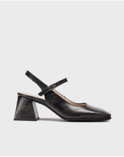 Wonders-Heels-Black JANE Slingback