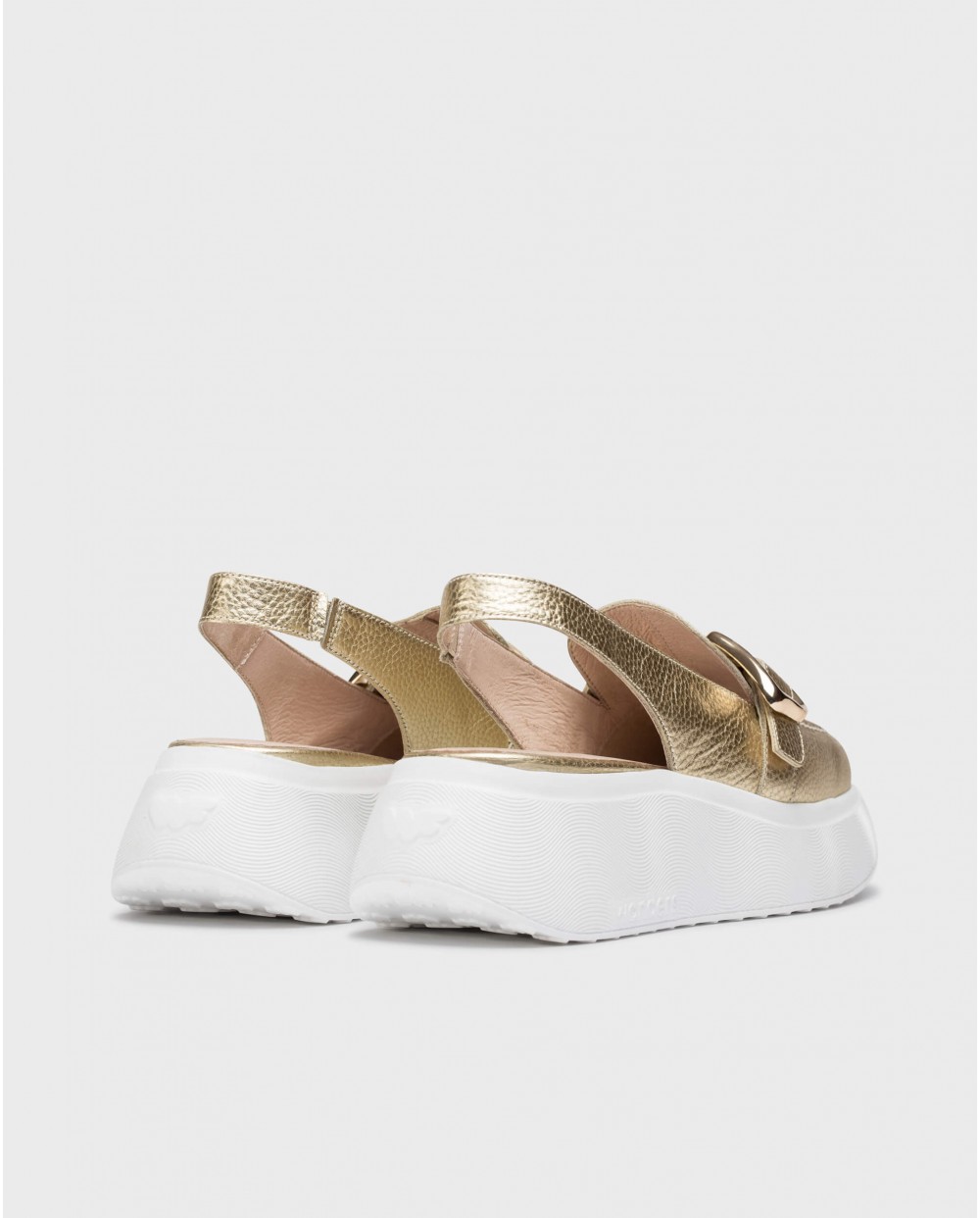 Wonders-Platforms-Gold ACALIA Slingback