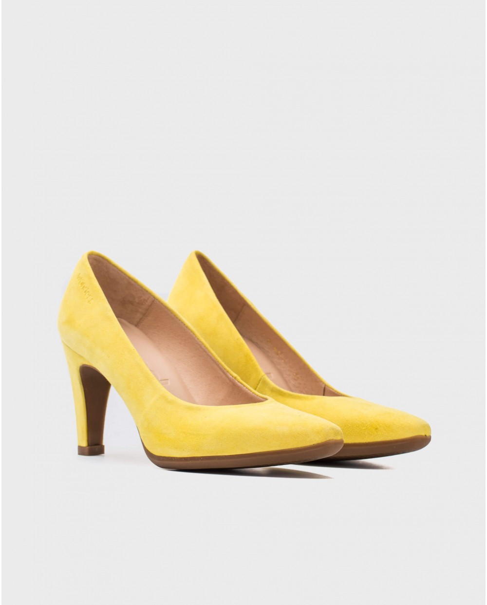 Wonders-Heels-Suede High heeled shoes