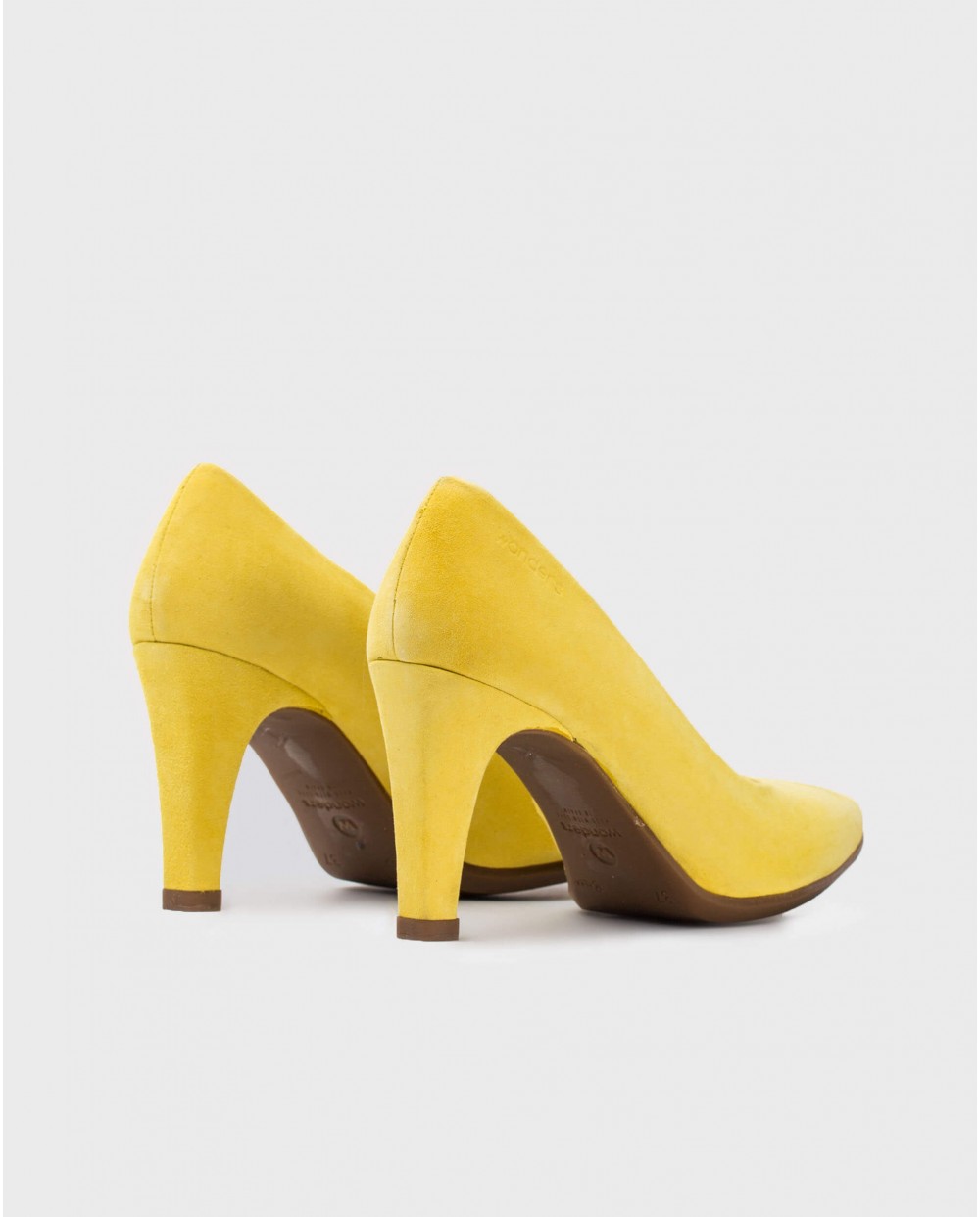 Wonders-Heels-Suede High heeled shoes