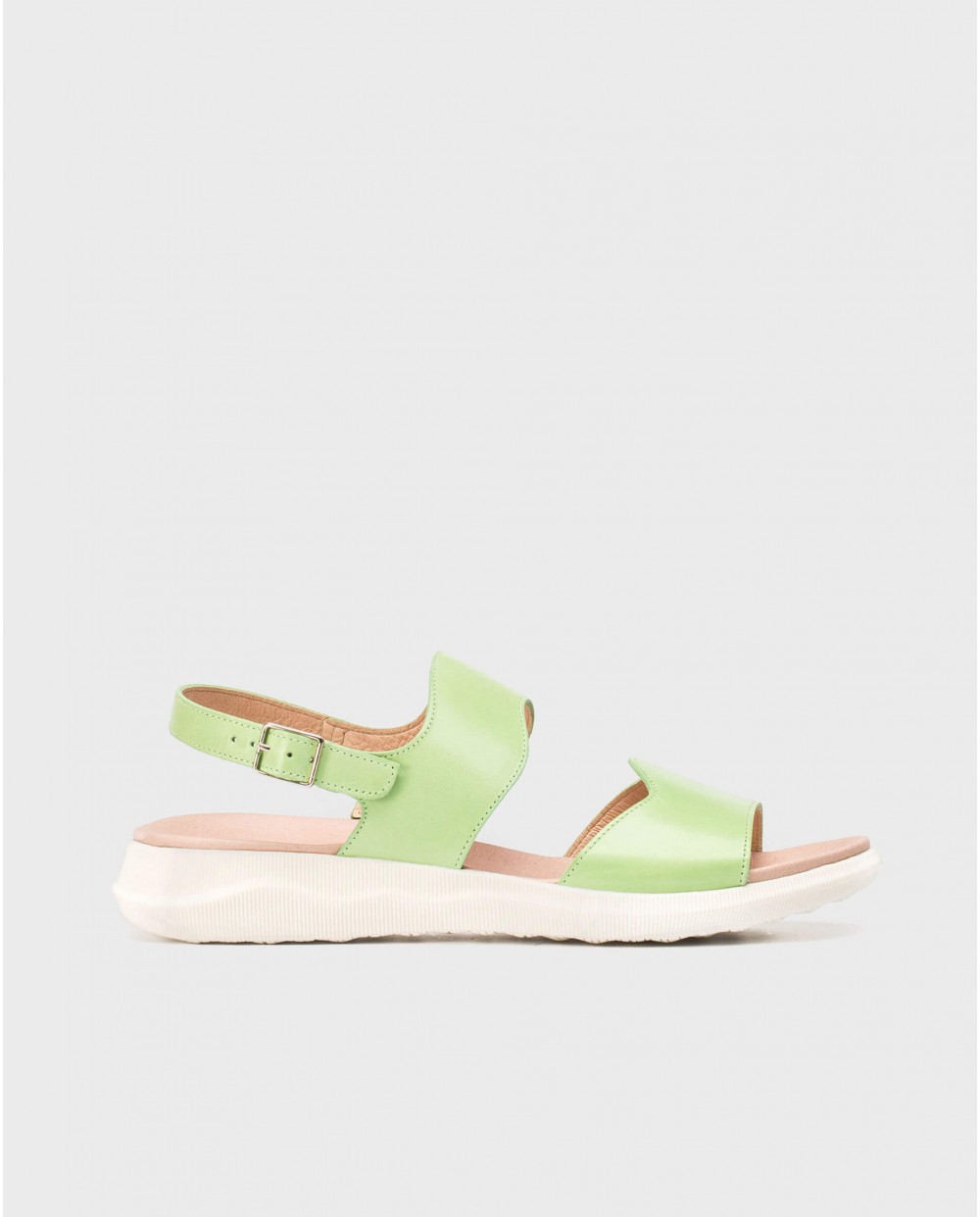 Wonders-Outlet-Leather double strap sandal